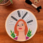 Bordado no processo do Autoconhecimento Ein Projekt aus dem Bereich Stickerei von lora almeida - 12.10.2020