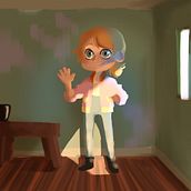 My project in Lighting Principles for Digital Painting course. 2D Animation, and Art Direction project by Sara Casasco - 02.21.2021