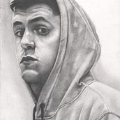 Agustín Cruz, conocido artísticamente como Acru, es un rapero y freestyler argentino.. Drawing, Pencil Drawing, Portrait Drawing, and Realistic Drawing project by Brandon Nuñez Ceciliano - 02.22.2021