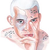 My final project: Watercolour portrait. Watercolor Painting project by Mariana Penteado - 02.22.2021