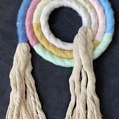 Meu projeto do curso: Macramê: técnica Fiber Emballage. Embroider project by anavicente - 02.22.2021