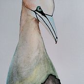 my project in Artistic Watercolor Techniques for Illustrating Birds course. Watercolor Painting project by Laetitia Chauve - 02.22.2021