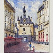 My project in Architectural Sketching with Watercolor and Ink course. Architecture project by terry_dix - 02.22.2021