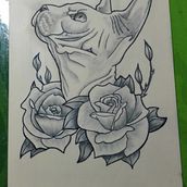 Mi Proyecto del curso: Tatuaje para principiantes. Un proyecto de Diseño de tatuajes e Ilustración tradicional de Andrea Moreno Ciriza - 07.01.2021