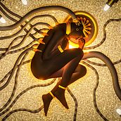 El Nacimiento de la IA. Un proyecto de Concept Art e Ilustración tradicional de L. Costales - 22.02.2021