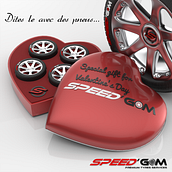 Special Gift for valentine: Say it with tires. Un projet de 3D, Modélisation 3D, Publicité, Direction artistique, Art conceptuel, Créativité, Instagram , et Conception d'affiches de Yassine MAJJALI - 14.02.2021