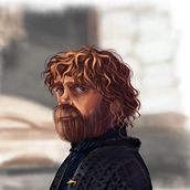 Game of Thrones, Tyrion Lannister. Un proyecto de Diseño de personajes, Dibujo digital, Ilustración digital e Ilustración editorial de Esra Kalay Dönmez - 22.02.2021