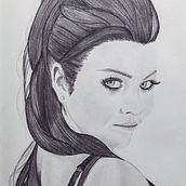 Proyecto Retrato de Amy Lee. Pencil Drawing, Traditional illustration, Fine Arts, Sketching, Drawing, Portrait Drawing, Realistic Drawing, Artistic Drawing, and Figure Drawing project by Sebastian Orozco - 02.17.2021