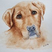 Georgi girl. Een project van Aquarelschilderen van schlitz_kathy - 22.02.2021