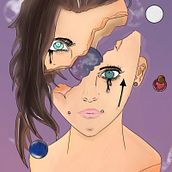 un chico con una ruptura emocional. Un proyecto de Dibujo digital de Daniel Rincon Fuentes - 22.02.2021