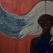 Proyecto de curso: Ilustración artística . % Giannina Meléndez tarafından hazırlanan Tablo, Akrilik Bo, Ve ama projesi - 02.09.2021