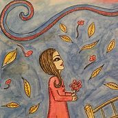 My project in Artistic Illustration: Draw from Your Imagination course. Traditional illustration project by Dimitra Kountiou - 02.22.2021