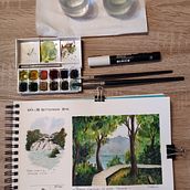 Cuaderno de viaje en acuarela.Croacia. Un proyecto de Pintura a la acuarela de Ra - 22.02.2021