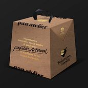 Pan Atelier - Panetón . Un proyecto de H, lettering y Packaging de Paola Vecco - 25.11.2019