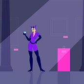 Mi Proyecto del curso: Animación vectorial estilo cuadro a cuadro con After Effects. Animation, Character Design, and Traditional illustration project by Juan Pablo Juárez - 02.23.2021