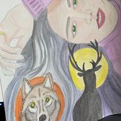 My project in Watercolor Techniques for Dreamlike Illustrations course. Un proyecto de Pintura a la acuarela de Marianne - 23.02.2021