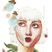 Mi Proyecto del curso: Retrato ilustrado en acuarela. Traditional illustration project by dorymon - 02.23.2021