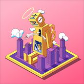 Proyecto final + proyecto adicional. Vector Illustration project by alfredo_b - 02.23.2021