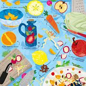 Mi Proyecto del curso: Sweet Cabbage Salad. Projekt z dziedziny Ilustracja c i frowa użytkownika Leona Tsiara - 23.02.2021