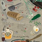 Mi Proyecto del curso: Recetas ilustradas: crea dibujos deliciosos. Traditional illustration, and Digital Illustration project by Cuadrado Rojo - 02.23.2021