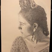 Mi Proyecto del curso: Ana. Portrait Drawing project by Angel Vicente - 02.24.2021