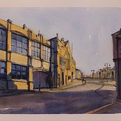 My project in Architectural Sketching with Watercolor and Ink course. Painting project by Alan Usher - 02.23.2021