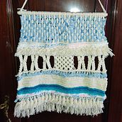 Meu projeto do curso: Introdução ao macramê: criação de um tapete decorativo. Macramé project by martaamarques - 02.24.2021