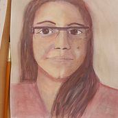 My project in Artistic Portrait with Watercolors course. Painting project by njgutteridge - 02.24.2021
