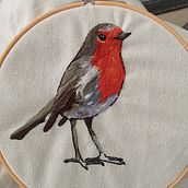 Mi Proyecto del curso: Pintar con hilo: técnicas de ilustración textil. Bordado projeto de lilianatames - 24.02.2021