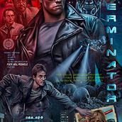 The Terminator . Un progetto di Design di poster  e Illustrazione digitale di Oscar Martinez - 24.02.2021
