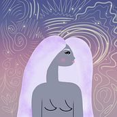 Space Queen. Projekt z dziedziny Ilustracja c i frowa użytkownika softfigures - 24.02.2021