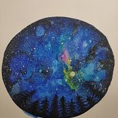 Mi galaxia. Creativit, Drawing, and Traditional illustration project by carmen taboada - 03.03.2021