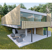 Mi Proyecto del curso: Diseño y modelado arquitectónico 3D con Revit. Architecture, Digital Architecture & Interior Architecture project by Felipe Andrés Romero Palacios - 02.25.2021