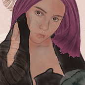 Mi Proyecto del curso: Retrato ilustrado con Procreate. Un proyecto de Dibujo digital de Alan Martinez - 14.02.2021