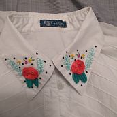 Mi Proyecto del curso: Técnicas básicas de bordado: puntadas, composiciones y gamas cromáticas. Embroider project by Karen Jimenez - 03.28.2021