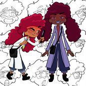 Meu projeto do curso: Design de personagens para animação com Photoshop. Character Design project by garraud.stef - 02.25.2021