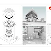 Meu projeto do curso: Projeto arquitetônico 3D e modelagem com Revit. Projekt z dziedziny  Architektura użytkownika valentina_amundaray_arq - 09.03.2021