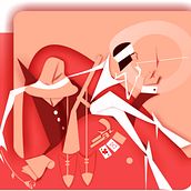 Casino . Ilustrație tradițională de Michal Hryniuk - 02.25.2021