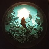 "Zero" project for the paper cutting course. Un proyecto de Papercraft de Kate - 25.02.2021