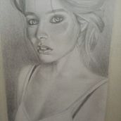 Mi Proyecto del curso: Retrato realista con lápiz de grafito. Pencil Drawing, Portrait Drawing, and Realistic Drawing project by Julian Quecano - 02.25.2021