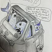 My project in The Art of Sketching: Transform Your Doodles into Art course. Drawing project by Janetta Ledell - 02.25.2021