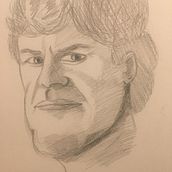 Mi Proyecto del curso: Retrato en caricatura con grafito. Drawing, Pencil Drawing, and Portrait Drawing project by Adri Fernandez - 02.26.2021