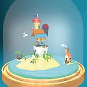 i2nMi Proyecto del curso: Creación de mundos 3D en miniatura con Procreate y Cinema 4D Ein Projekt aus dem Bereich 3D von maritavalverde98 - 26.02.2021