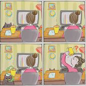 My project in Drawing for Beginners Level -1 course. Character Design, Children's Illustration, Comic, and Traditional illustration project by Laura Pagni - 04.10.2021