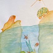 My project in Illustration Techniques with Watercolor and Gouache course. Traditional illustration project by Sadaf Tayefeh - 02.26.2021