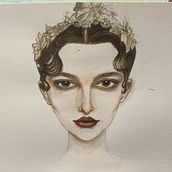 My project in Watercolor Portrait Sketchbook course . Un projet de Dessin artistique, Créativité, Dessin , et Aquarelle de chavarrycristina - 26.02.2021