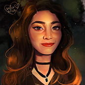 golden hour. Een project van  Portrettekening van Sofia - 03.11.2020