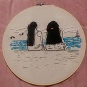Disfrutando del paraíso. Embroider project by Mercedes Miranda - 02.27.2021