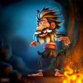YAKA. Un proyecto de Animación de personajes, Diseño de personajes, Corrección de color, Teoría del color, Concept Art, Diseño, Diseño digital, Dibujo digital, Ilustración digital, Pintura digital, Ilustración tradicional, Diseño de iluminación y Pintura de Izzaartz - 27.02.2021