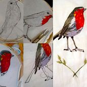 Mi Proyecto del curso: Pintar con hilo: técnicas de ilustración textil. Embroider project by Yanet Jiménez Orozco - 02.27.2021